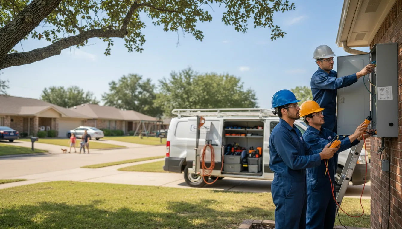 Certified electrician providing emergency electrical services in Sherman, IL